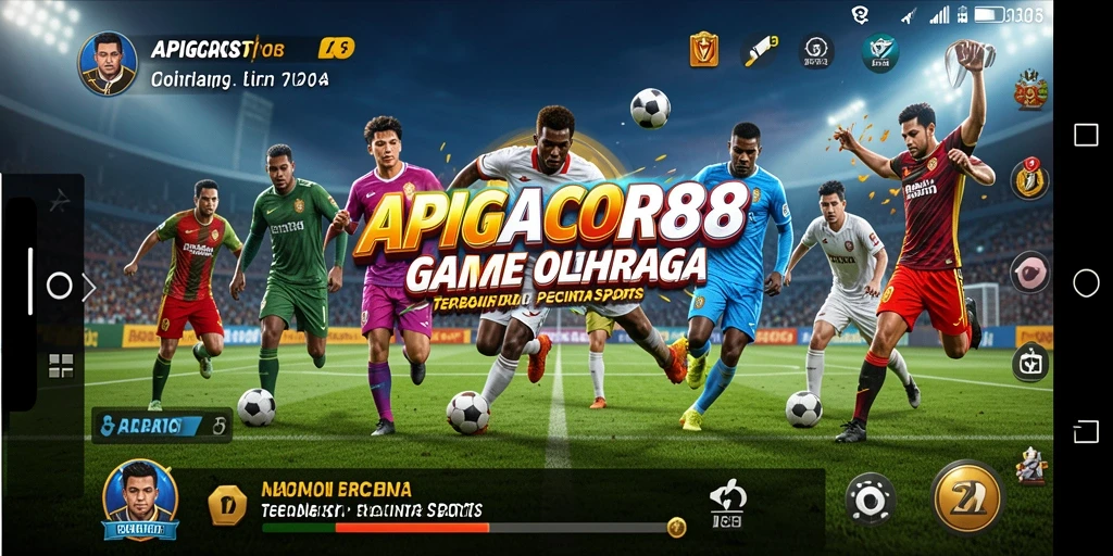 Tampilan dinamis dalam gameplay APIGACOR88 yang seru dan interaktif.