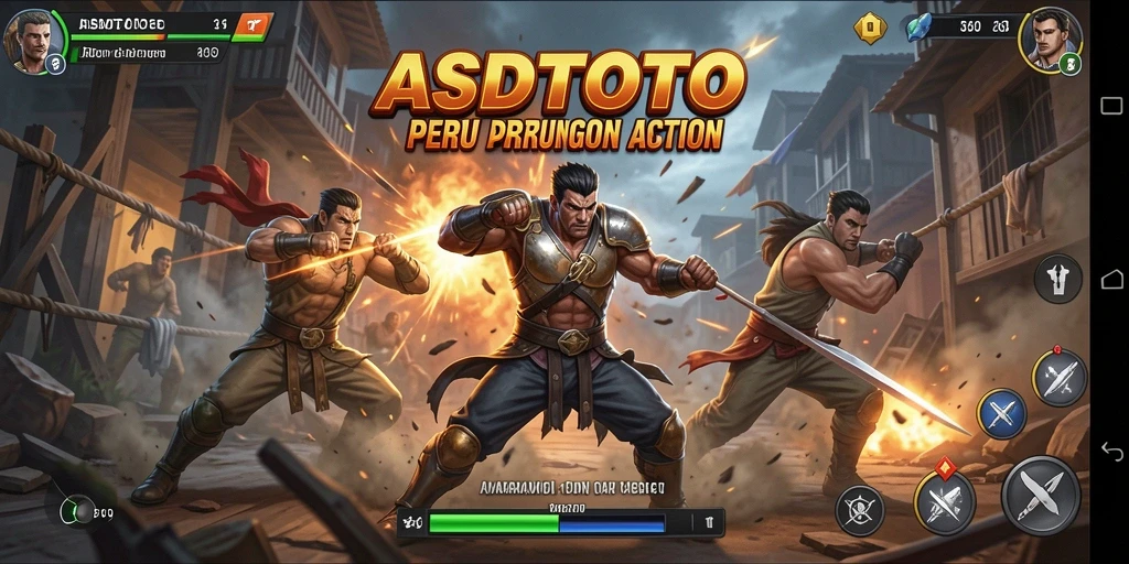 Screenshot gameplay ASDTOTO dengan pertarungan seru dan grafis menakjubkan.