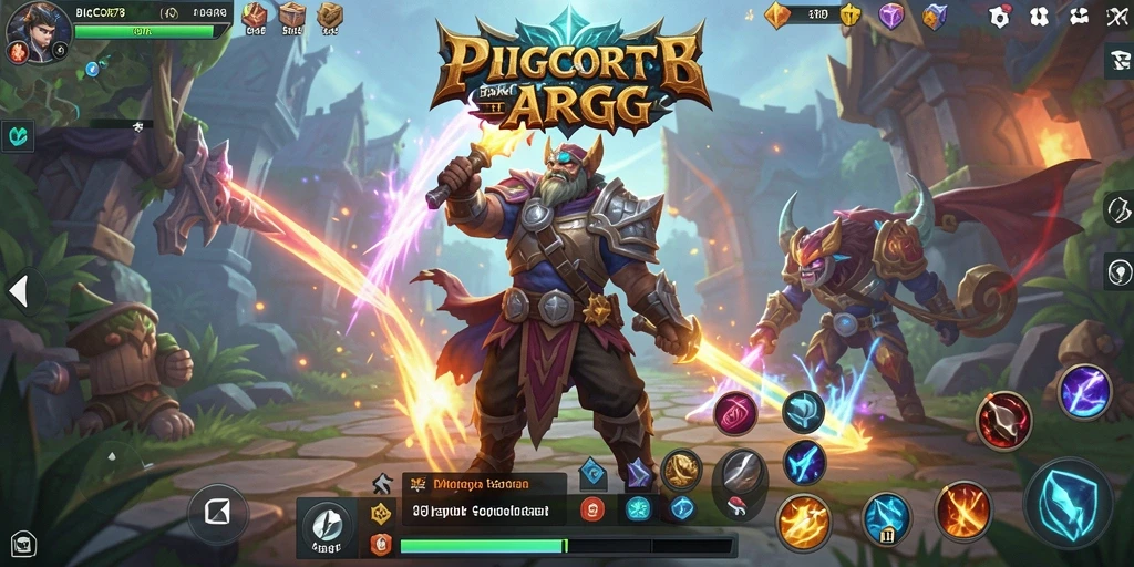 Tampilan gameplay menakjubkan dari BIGCOR78 dalam dunia ARPG.
