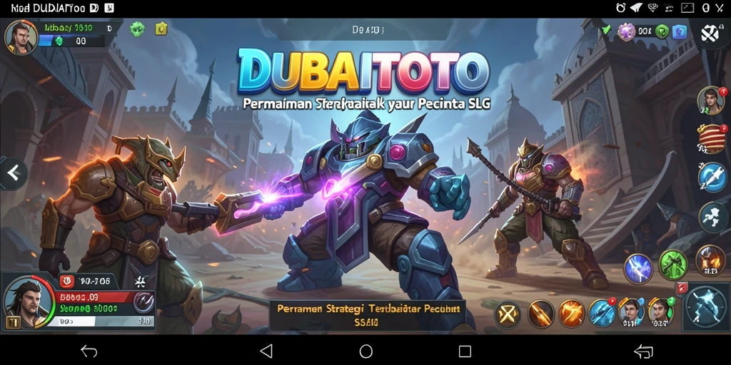 Tangkapan layar DUBAITOTO menampilkan pertempuran SLG yang seru dan strategis.