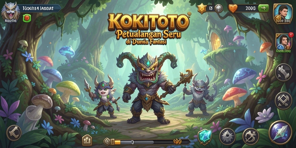 Tampilan gameplay KOKITOTO yang mendebarkan dan menawan.