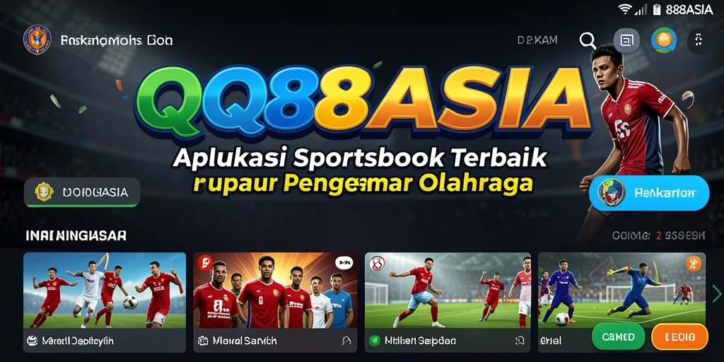 Tampilan gameplay interaktif dari aplikasi Sportsbook QQ88ASIA.