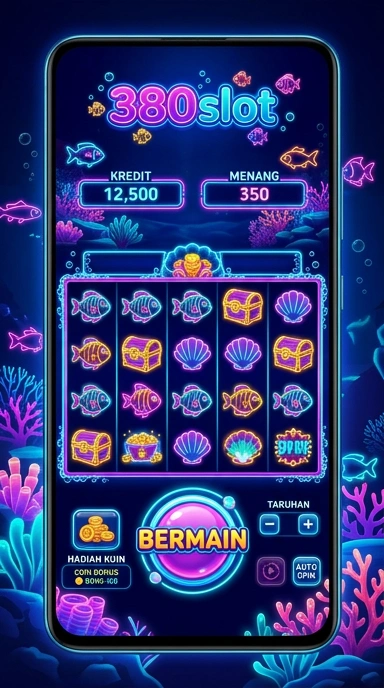 Tampilan antarmuka pengguna 380slot yang mudah dipahami.